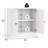 32''H Accent Cabinet With Doors,white-1561707669