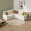 Canapé-lit modulaire convertible Brynli-1821173064