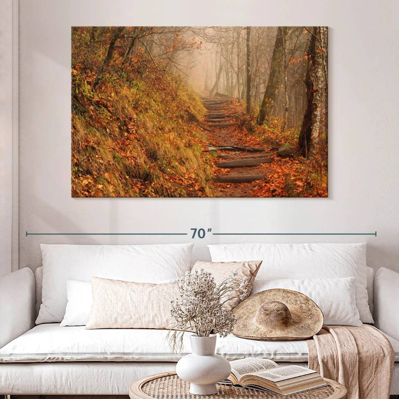 Sentier des Appalaches Alvord Misty Autumn, H 34 po x l 51 po