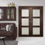 Porte standard à panneaux en bois manufacturé Avon 3 Lite-93068055-93068057-93068061