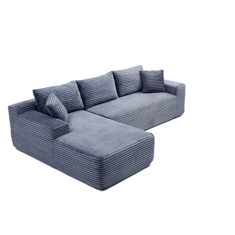 105'' Modular Sectional Sofa, Cloud Sectional Couch With Deep Seat, Modern Modular L-Shape Sofa Couch With Chaise,Upholstered Couches For Living Room Bedroom