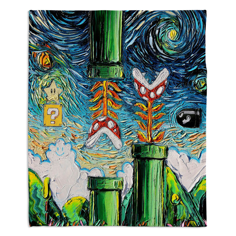 Hand Woven Throw Blanket, 51" x 60"