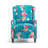Upholstered Classic Wing Back Manual Push Back Recliner With Naihead Trims And Solid Vase-Shape Wooden Legs-1203964001