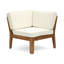 Ensemble modulaire d'extérieur en bois d'acacia rustique avec table basse 6 pièces Ravina-116488376