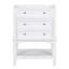 Base de meuble-lavabo simple en blanc seulement