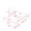Lit plateforme simple avec rangement Maridean-88630120