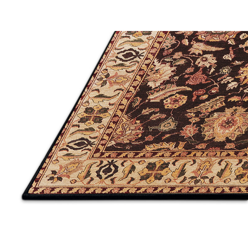 Tapis oriental beige / brun Midge, Rectangle 8 pi x 10 pi
