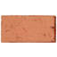 Antic Special 6" x 3" Glossy Ceramic Bullnose Tile Trim in Red