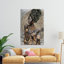«Elegant African Woman Art Fashion», reproduction d'art sur toile, 1P