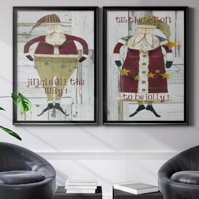 Jingle Santa - ensemble de 2 reproductions