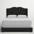 Harrel Upholstered Wingback Bed-737799795-737799797