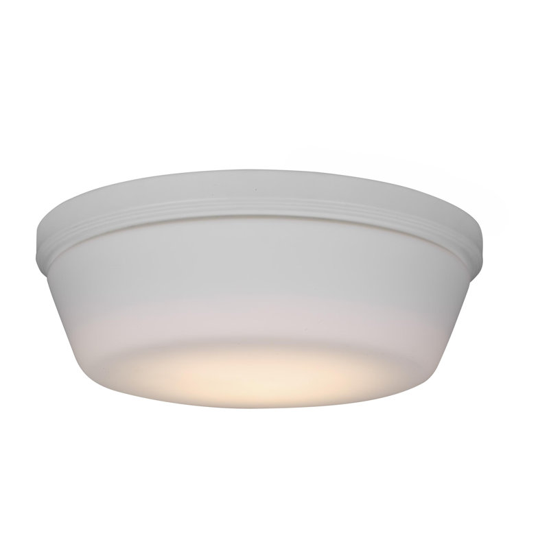 Aria 11.25'' 1 - Light Frosted LED Bowl Ceiling Fan Light Kit, Aged Pewter