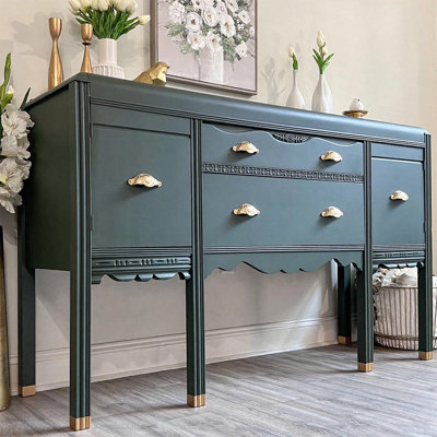 Retro Multifunctional Art Console Table