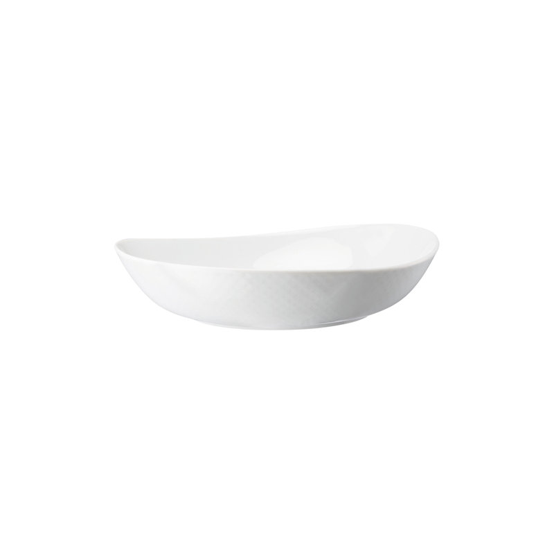 Junto Handmade Porcelain Soup Bowl, White