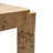 Loon Peak Jakus 49'' Maple Burl Desk Modern Vanity Table with Storage Drawers in Luxury Design