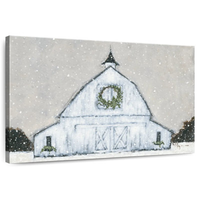 Lilie : Grange enneigée de Noël