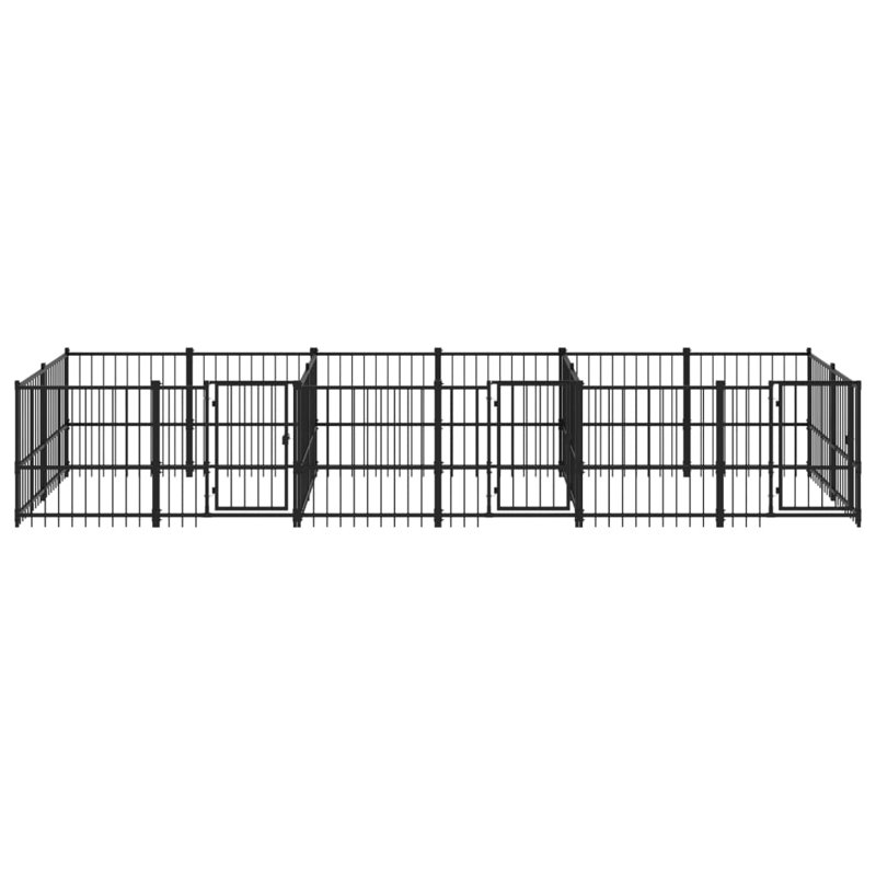 Ferrell Metal Exercise Pen With Door, 100cm H x 193.5cm W x 582cm D