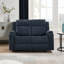 Orka 2+3 Seater Fabric Manual Recliner Living Room Sets Set Blue-509109056