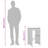 2.1 Powder Coated Steel Outdoor 76cm Bar Stool with Cushion-105676522-105676519