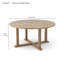 Briniya Outdoor Round Teak Bistro Table-1171487190-1171487189