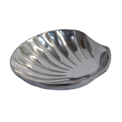 Pewter Sea Shell Trinket Tray