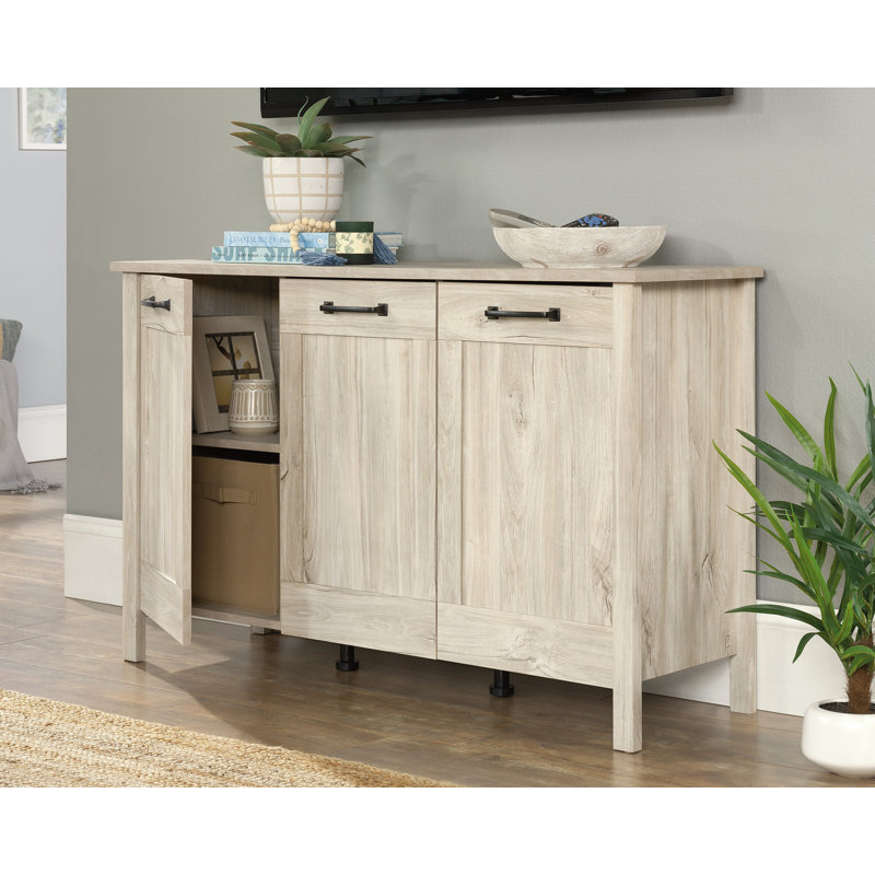 Horizontal Storage Cabinet, Natural