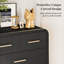 Commode 4 tiroirs cannelée Ebern Designs-1935337365