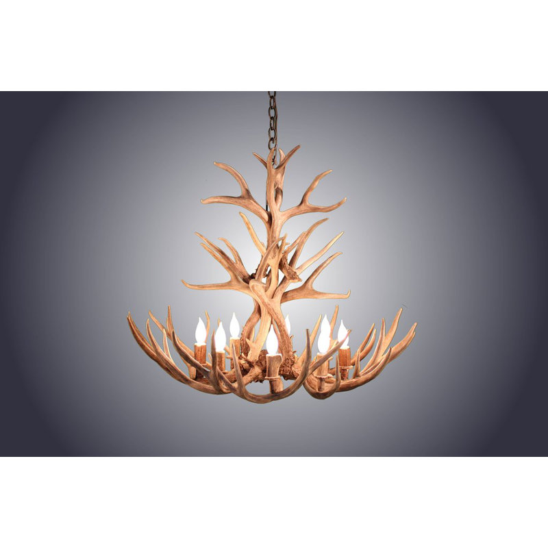 Kennedy 8 - Light Chandelier, Sun Bleached