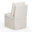 Chenille Upholstered Dining Chair With Storage With Casters-692468573-692468574
