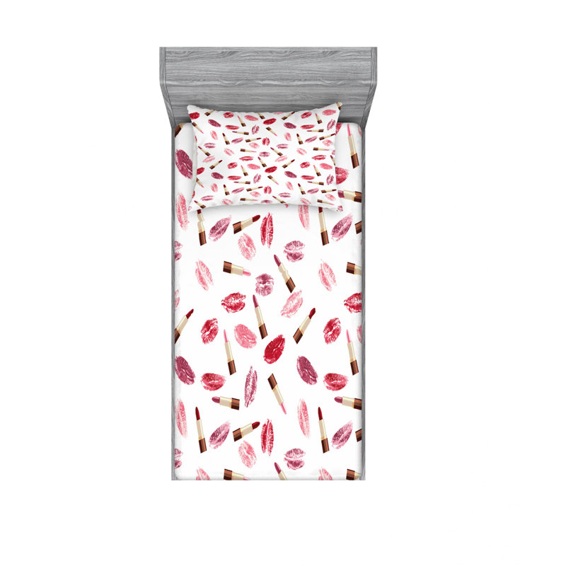 Microfiber Sheet Set, Twin Sheet Set with Fitted Sheet