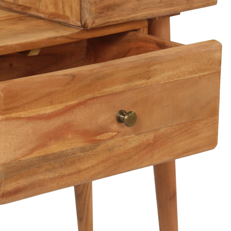 Halle 60cm W Solid Wood Bedside Table