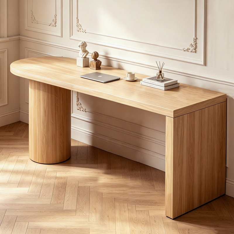Bureau en bois massif Burlywood