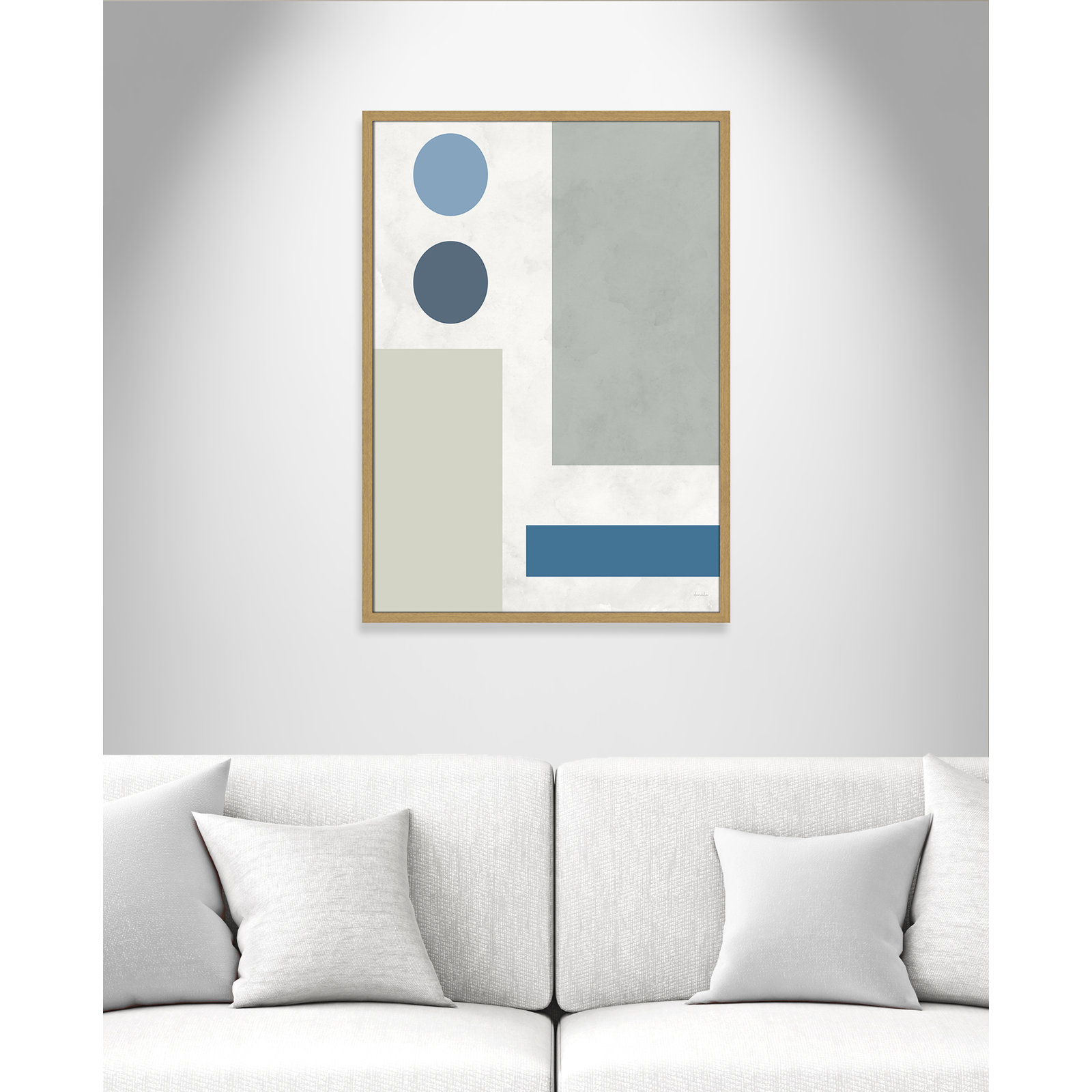 Stars Align I Print, 25.5" W x 35.5" H, Brown Framed