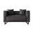 PU Leather Upholstered Loveseat-800876776