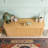 63"Wavy Storage Sideboard, Double-Door Buffet Cabinet with Adjustable Shelves-1236688372