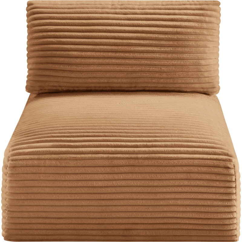 Fauteuil en velours côtelé Carmean Performance, Tissu velours côtelé