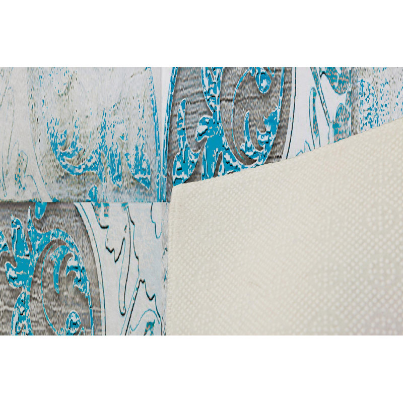 Premium 3D Printed Carpet, 4 x 6 ft, 100% Polyester, 0.04 in Pile Height | Antibacterial, Non-Slip PVC Dot Underside, Machine Washable | Ideal for Living Room, Bedroom, and Playroom, Stylish & Durable Design
