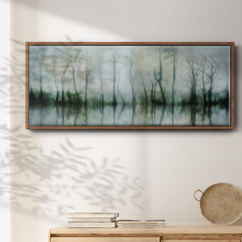 Mirrored Pond- Framed Canvas