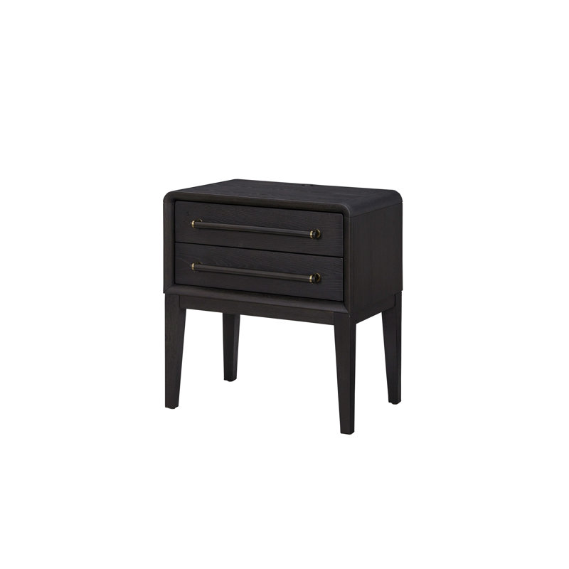 Petite table de chevet pour chambre à coucher, Noir