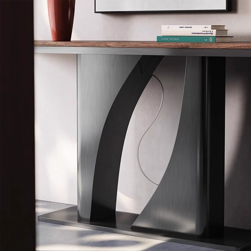 Console moderne et minimaliste haut de gamme, H 33,46 po x l 59,06 po x P 13,78 po
