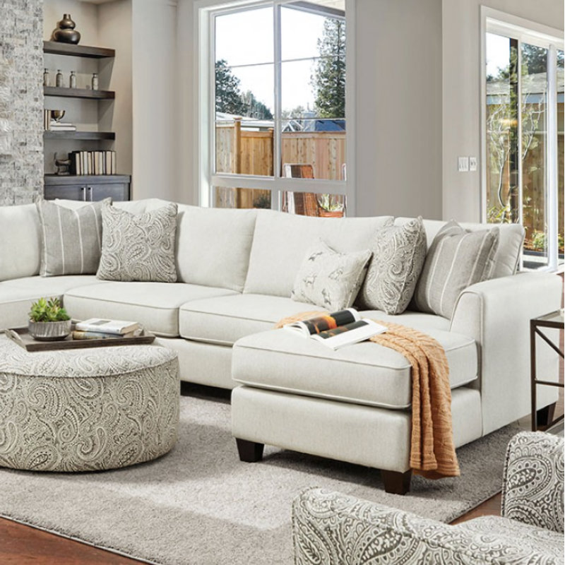 Canapé modulaire en chenille de 140 po Paje