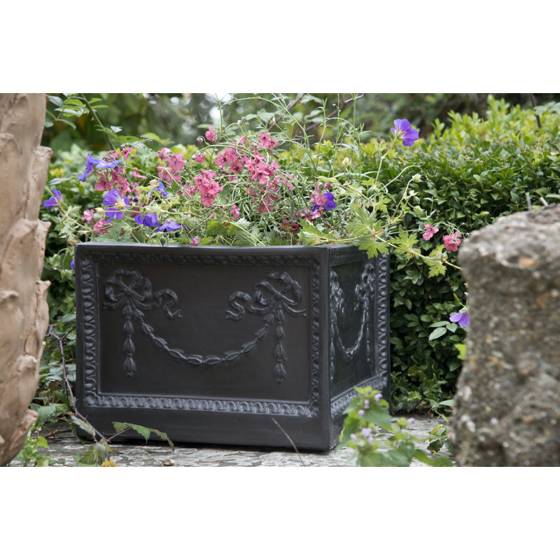 Oscoda Handmade Pot Planter, Faux Lead, Small