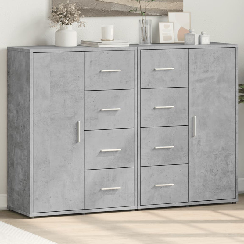 Paca 60cm Sideboard, Concrete Grey