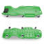 48" Heavy-Duty Low-Profile Roller Automotive Creeper With Padded Headrest (Green)