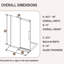 Porte de douche coulissante simple sans cadre noire, 48 x 72 po, verre trempé 1/4 po avec système de rail à roulement en zinc-128545814