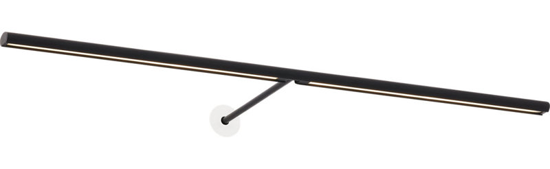 Plural Dome Picture Light, Nightshade Black, 0.5" H x 30" W x 8.9" D, 20.8