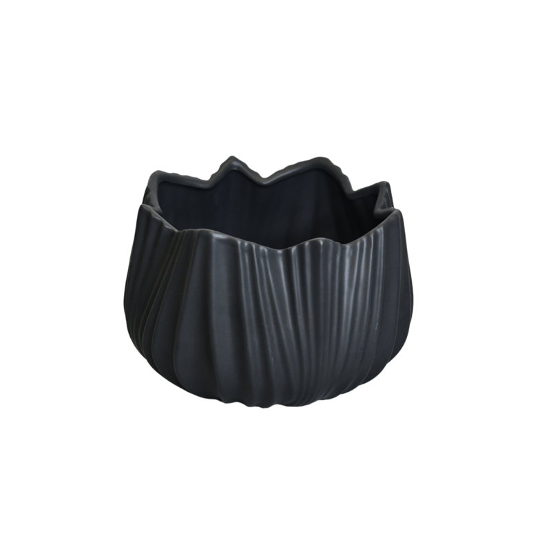 Gouldner Ceramic Table Vase, Black