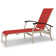Askar Outdoor Rust-Resistant Metal Chaise Lounge