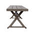 Banc de repos moderne gris foncé pour l'extérieur