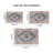 5X7 Vintage Persian Area Rug Non-Slip Washable For Living Room Kitchen Bedroom
